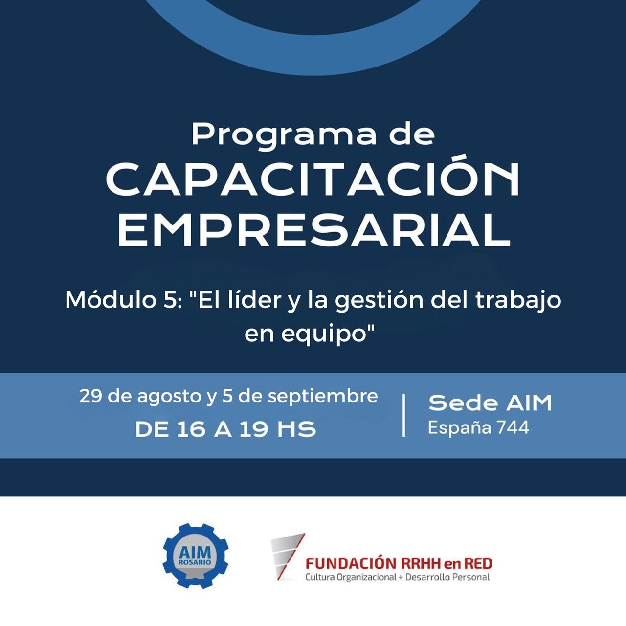 5° Módulo del Programa de Capacitación Empresarial